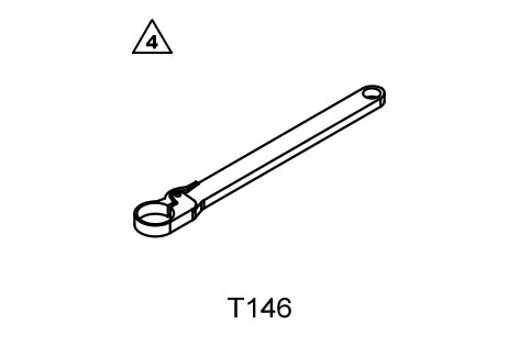 Friction Collet Wrench, Small - T146